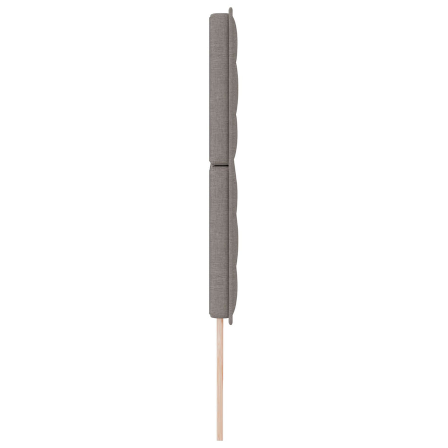 Hoofdbord Lijnen Ontwerp Stof Taupe 200 cm Hoog hoofdbord