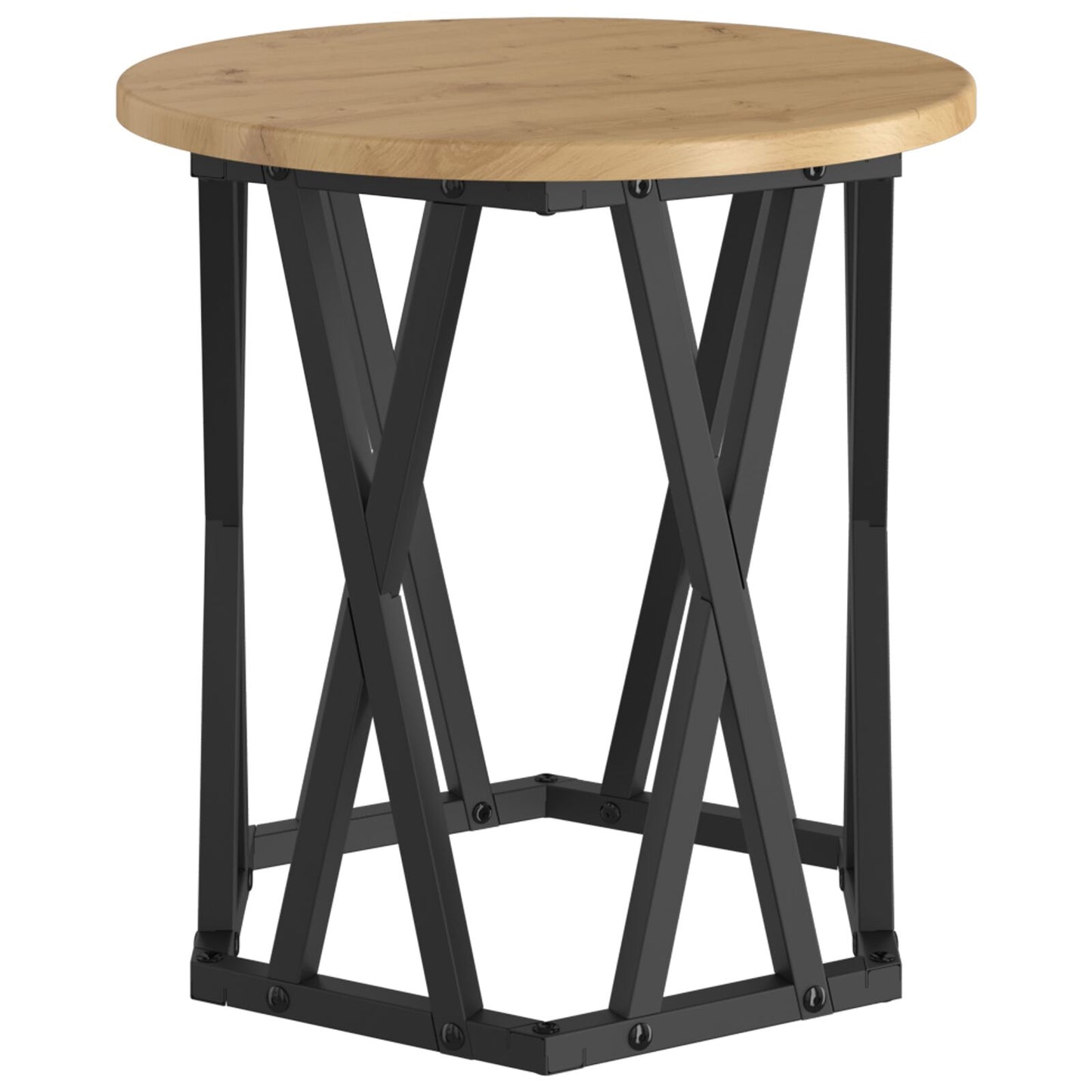Nesting Bijzettafels 2 Stuks Artisan Eiken Houten Ambachtelijk eiken