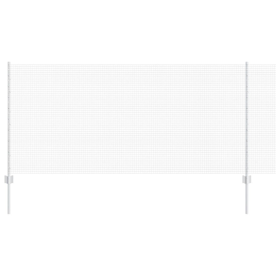 Gegastificeerd Draadhek Met 22 U Palen Zilver 1X25 M Staal