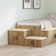 Storage cabinet 2 pcs Artisan Oak 103 x 41 x 40 cm Engineered wood
