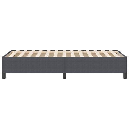 Bedframe Corduroy Stof Donkergrijs 100 x 200 cm