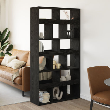 Plantenstandaard Engineered Hout 100 x 33 x 187,5 cm Zwart eiken