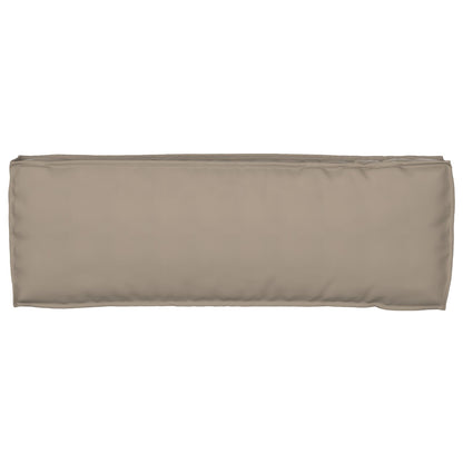 Pallet Kussen Voor Bank Taupe 120X40X8 Cm Oxford Stof