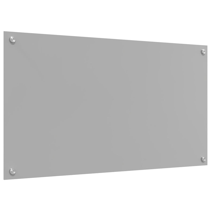 Keuken Achterwand 90X50X0,6 Cm Gehard Glas Lichtgrijs 90 x 50 cm