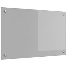 Keuken Achterwand 80X50X0,6 Cm Gehard Glas Lichtgrijs 80 x 50 cm