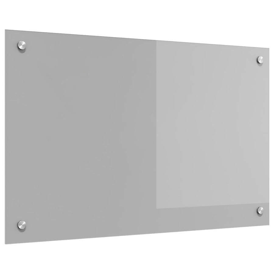 Keuken Achterwand 80X50X0,6 Cm Gehard Glas Lichtgrijs 80 x 50 cm