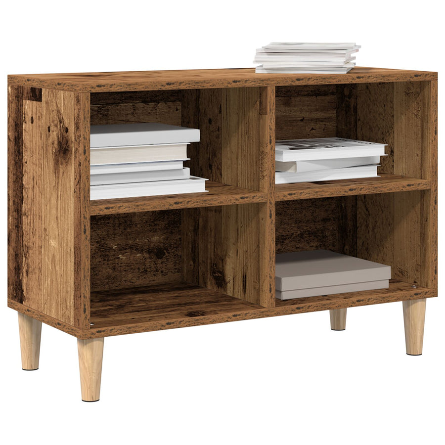 Tv-Meubel Met Houten Poot 69.5X30X50 Cm 69.5 cm Oude hout