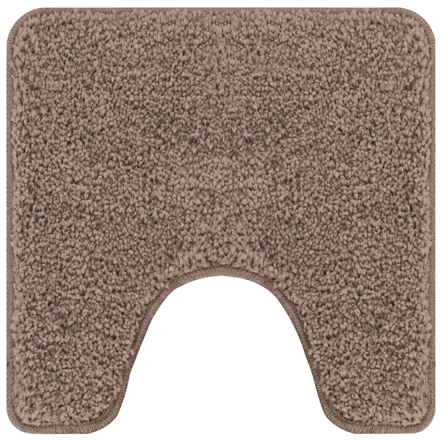 2 Delige Badmatset Polypropyleen Antislip Bruin
