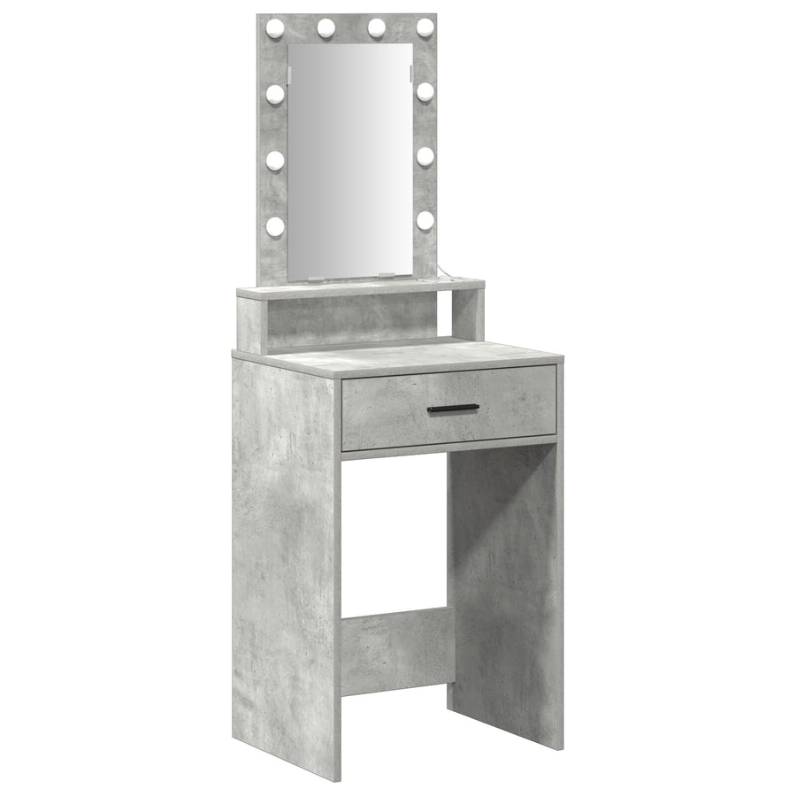 Kaptafel Met Led-Verlichting Betongrijs Beton grijs 50 x 41 x 140 cm