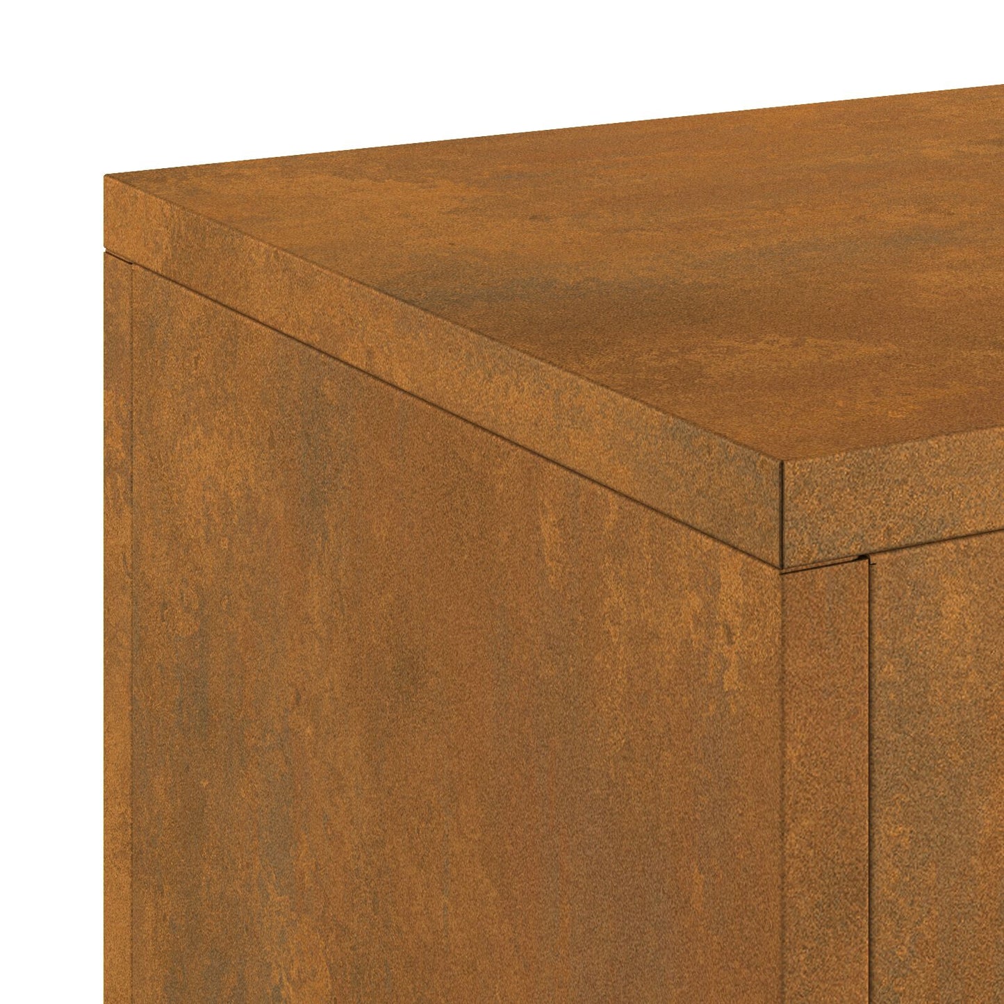 Buiten Plantstands Pillar 2 Pcs 24X24X35 Cm Weervast staal 2x (35 cm)