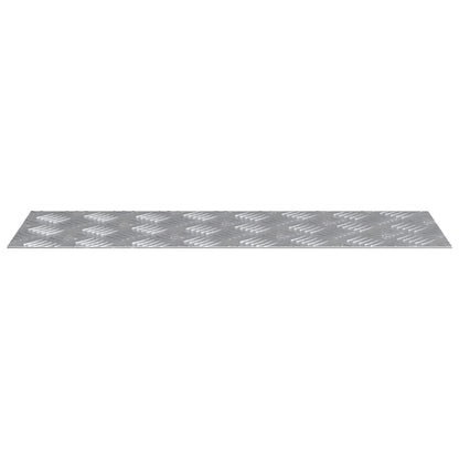 Aluminium Checker Plates 4 Stuks Antislip 60X20 Cm 60 x 20 x 0.2 cm Rechthoekig