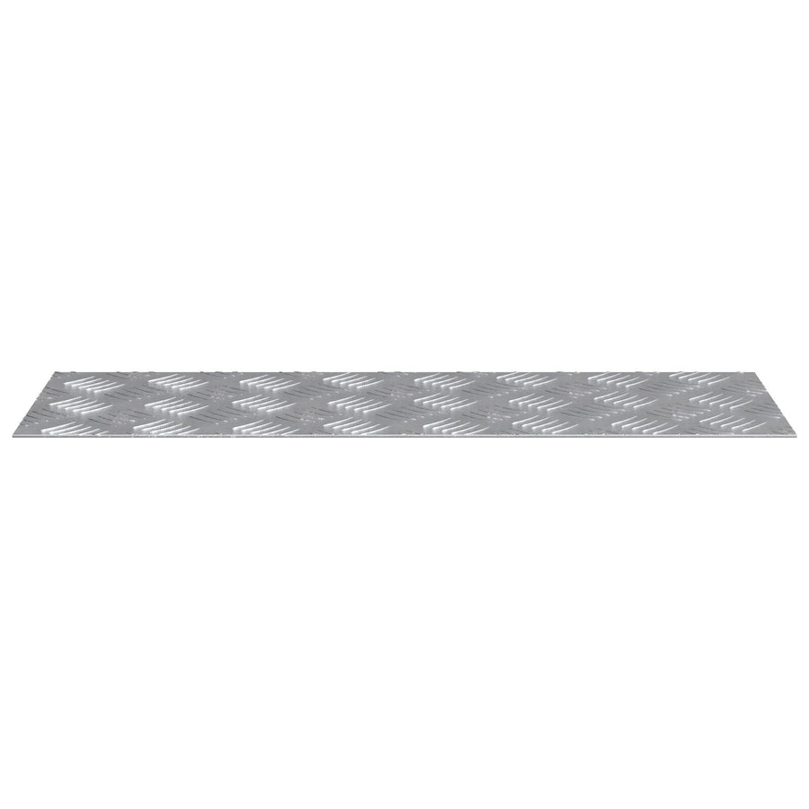 Aluminium Checker Plates 4 Stuks Antislip 60X20 Cm 60 x 20 x 0.2 cm Rechthoekig