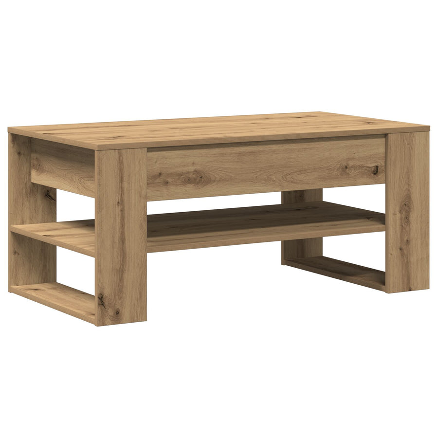 Salontafel Artisan Eiken 102X55X45 Cm Gemaakt Van Hout