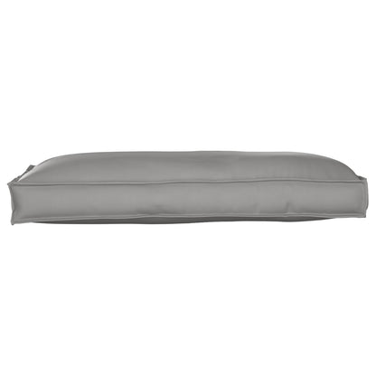 Pallet Kussen Voor Zit/Rugsteun Grijs 120X60X12 Cm Oxford Stof
