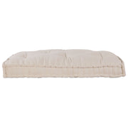 Modular sofa Cream 120 x 80 x 12 cm Fabric