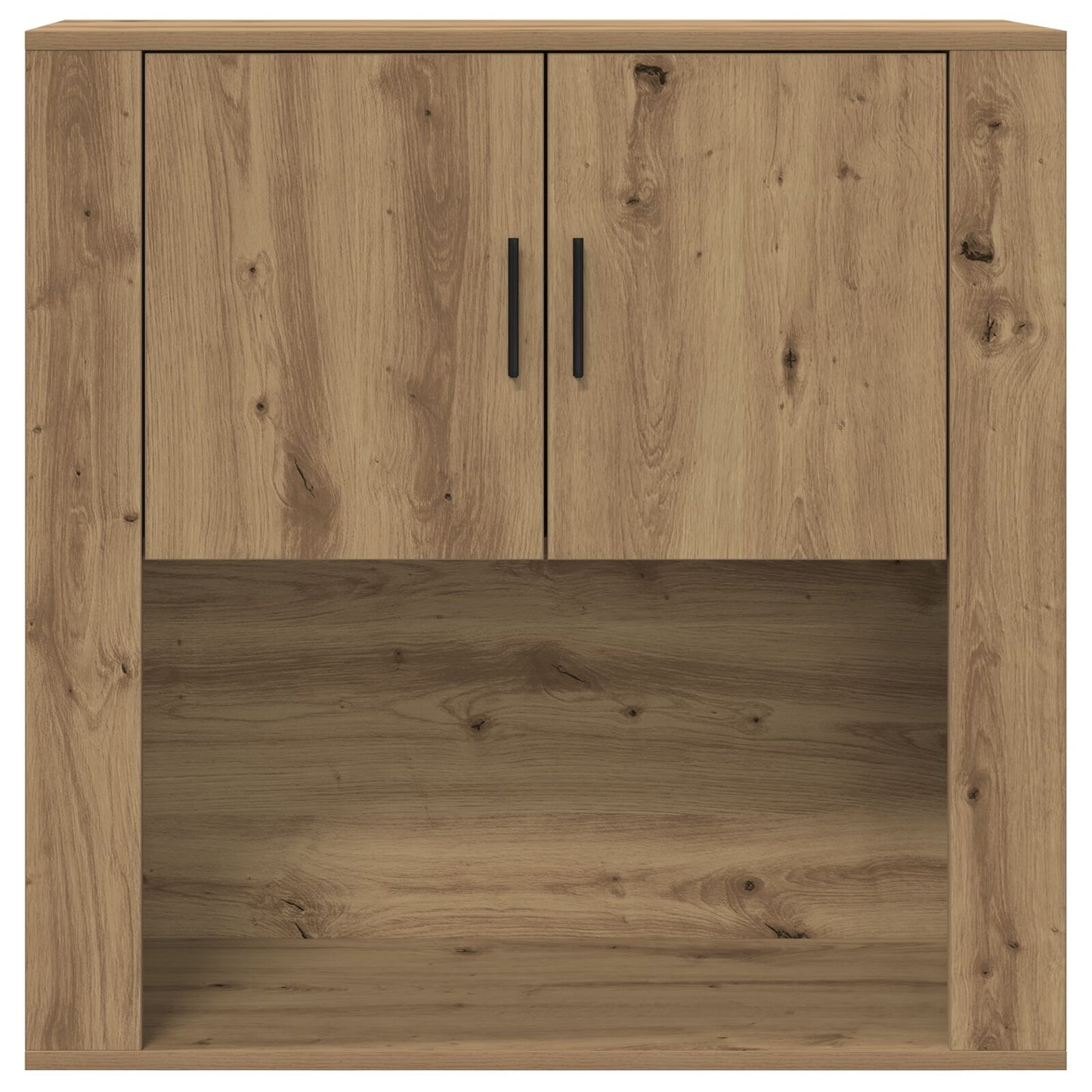 Wandkast 80X33X80 Cm Spaanplaat Artisan eiken