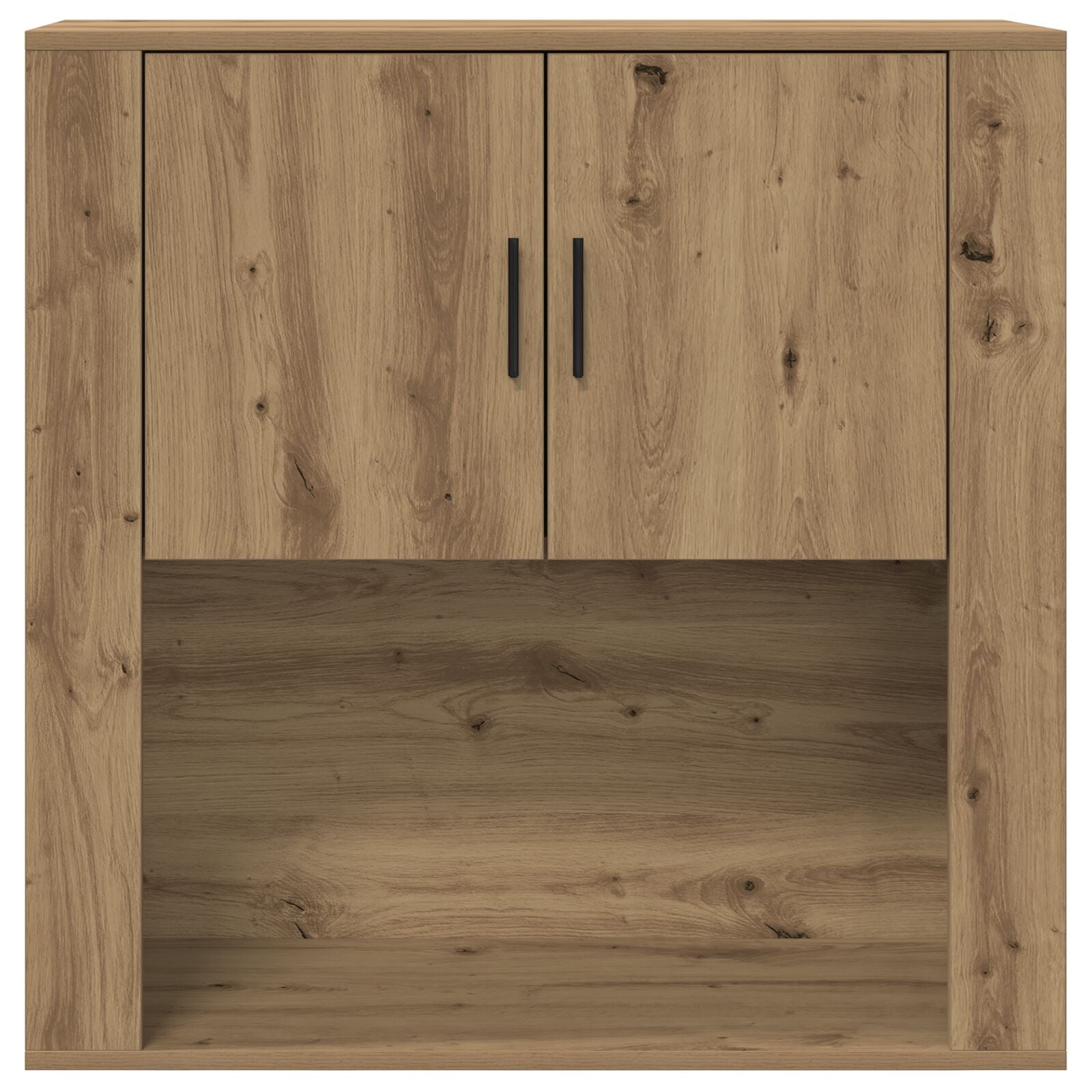Wandkast 80X33X80 Cm Spaanplaat Artisan eiken