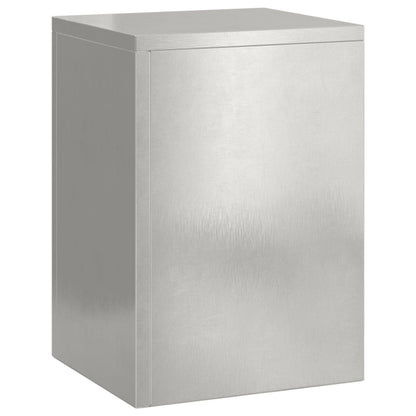 Buiten Plantstands Pillar 2 Stuks 24X24X35 Cm Roestvrijstaal 2x (35 cm)