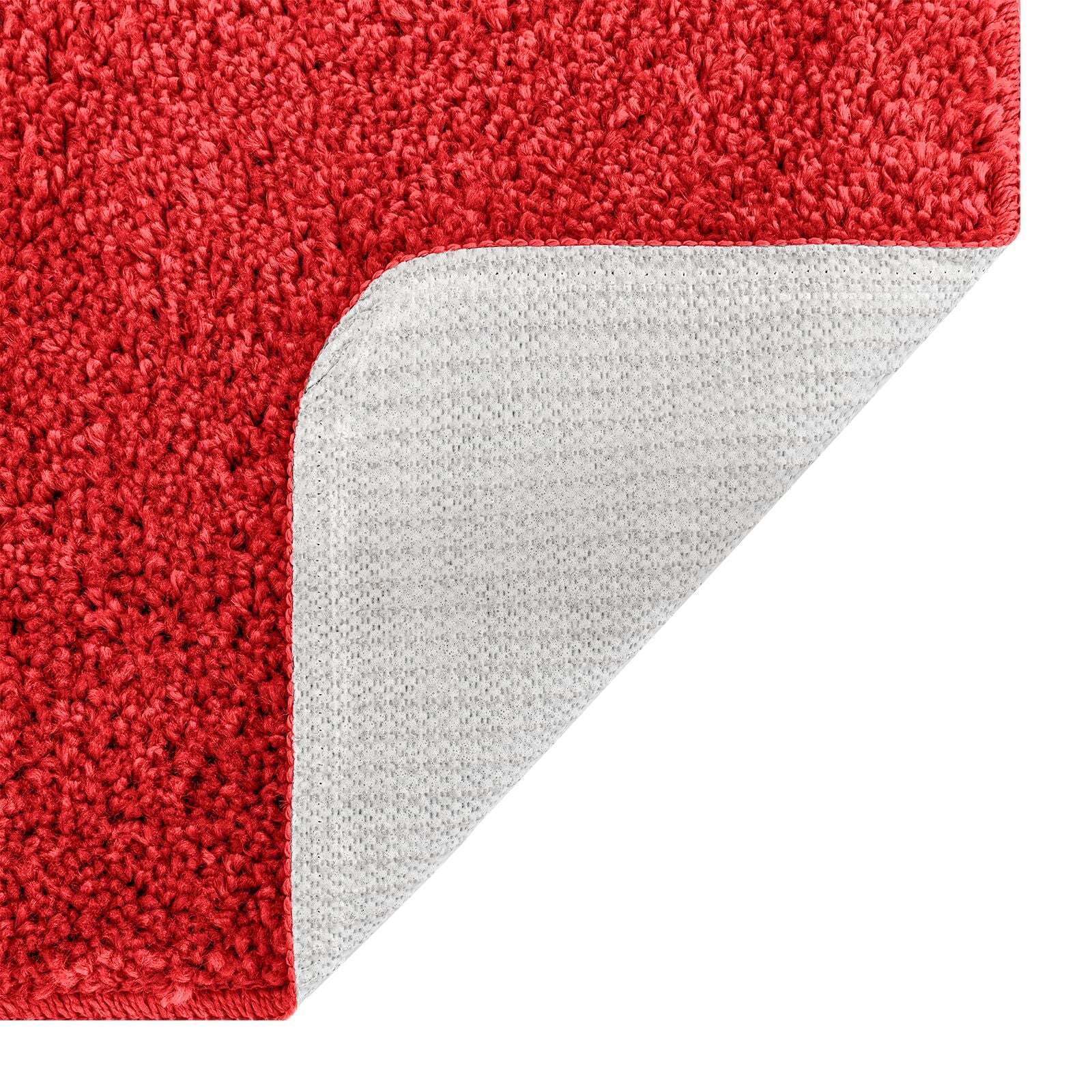 2 Delige Badmat Set Polypropeen Antislip Rood