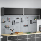 Gereedschapskast set 6 stuks gepoedercoat staal grijs