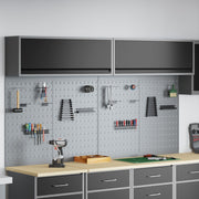 Gereedschapskast set 6 stuks gepoedercoat staal grijs