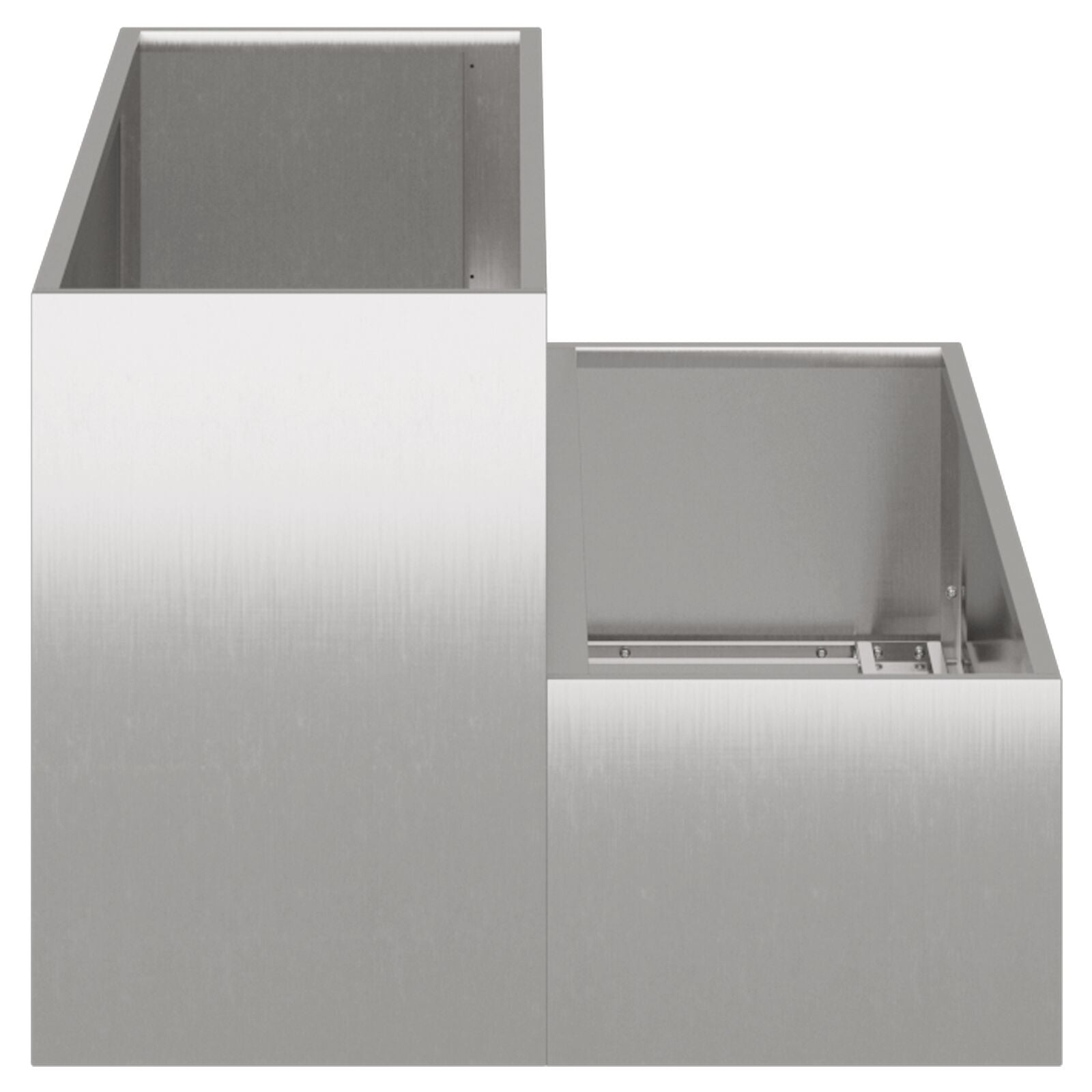 Tuinplanter 2-Tier 100 x 60 x 45 cm Roestvrijstaal