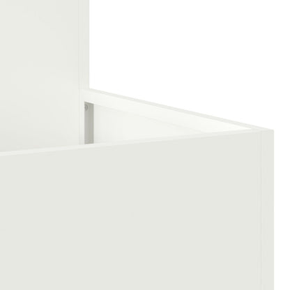 Tuin Planter Te Staal Wit 100 x 100 x 48 cm