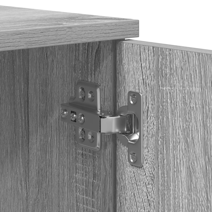Opslagbed Grijs Sonoma Bewerkt Hout 75 X 190 Cm Opslagbed Frame Artisanaal Eiken