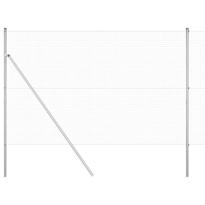 Gelast Gaashek Met 13 Palen 1.5X50 M Verzinkt Staal Gegalvaniseerd Staal