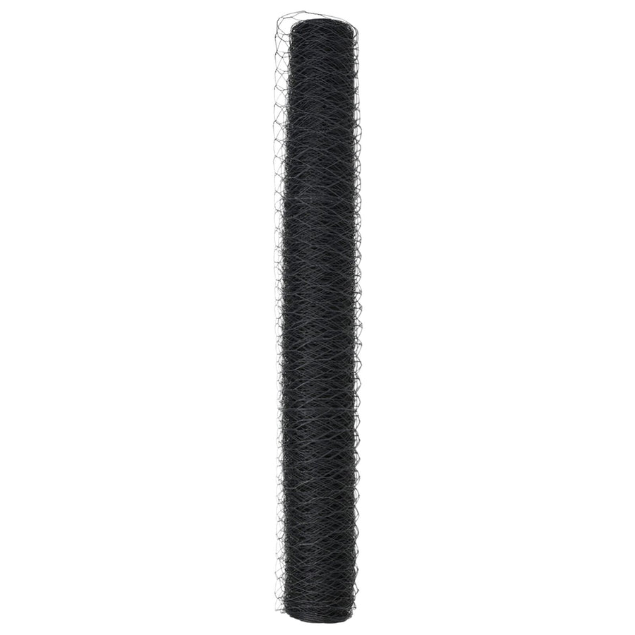 Hexagon Schutting 1.2X100 M Staal Grijs 100 x 1.2 m 50 mm