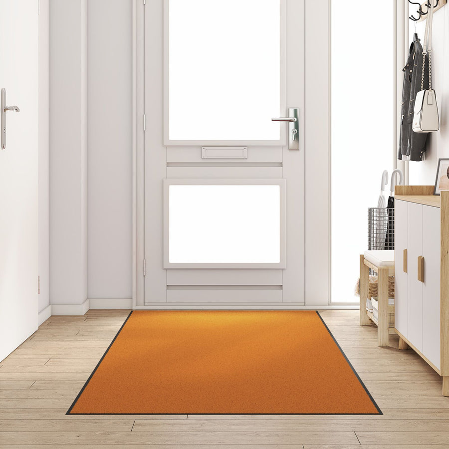 Wasbare Deurmat Oranje 120X250 Cm