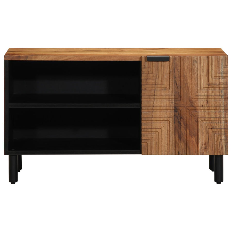 Tv-Kast 80X31,5X46 Cm Massief acaciahout