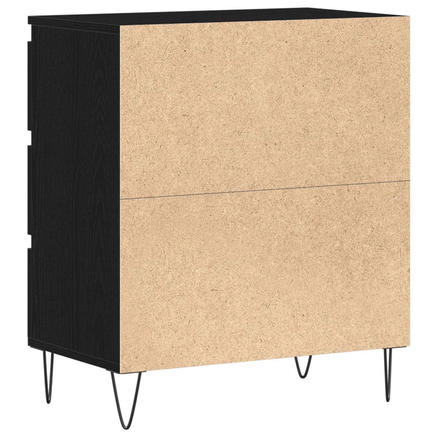 Dressoir Met Laden 60X35X70 Cm Engineered Hout Zwart eiken
