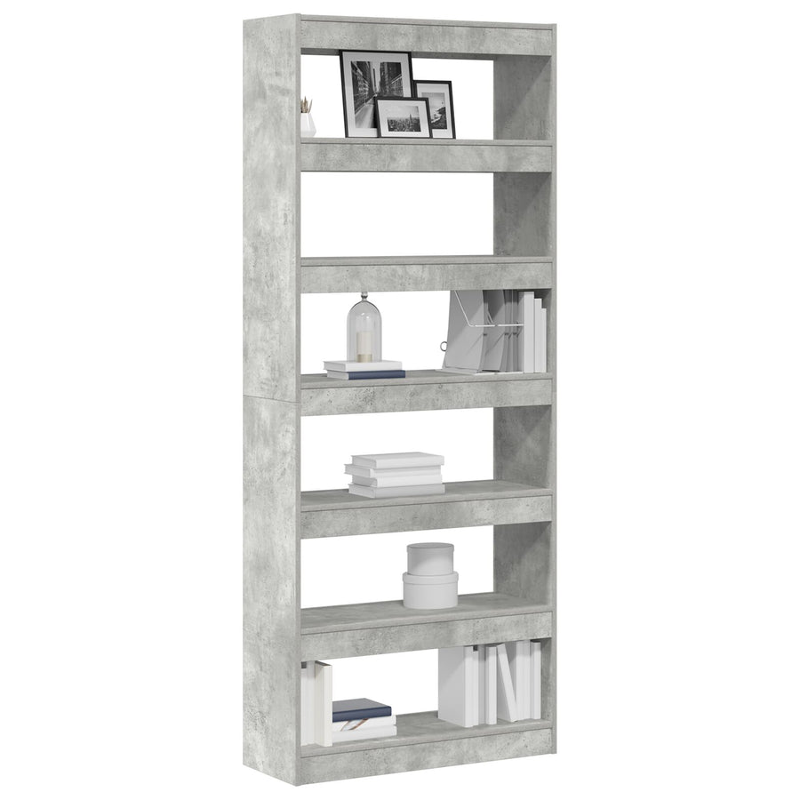 Beton Grijze Boekenplank Beton Grijs Behandeld Hout