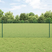 Draadomheining 0,8x10 m groen staal PVC