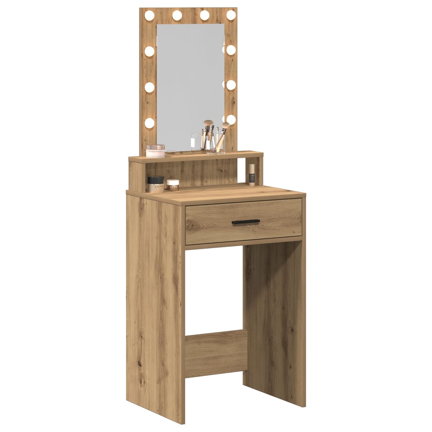 Kaptafel Met Led Verlichting Artisan eiken 50 x 41 x 140 cm
