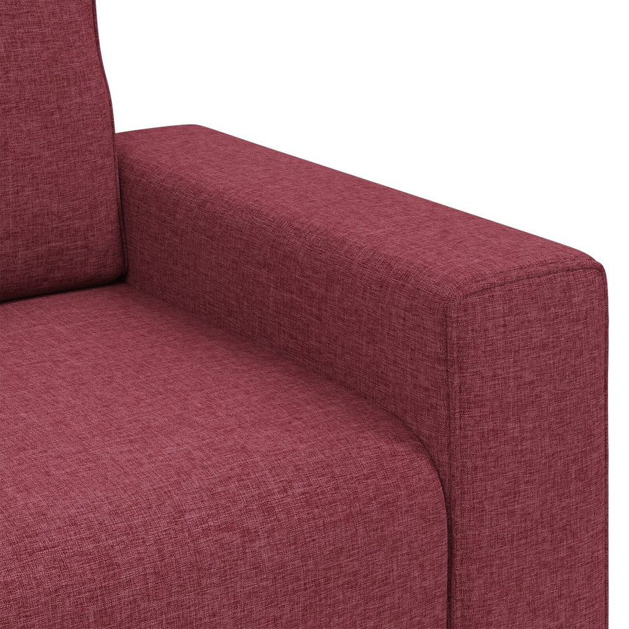 Fauteuil Wijnrood Stof Windrood 59 cm