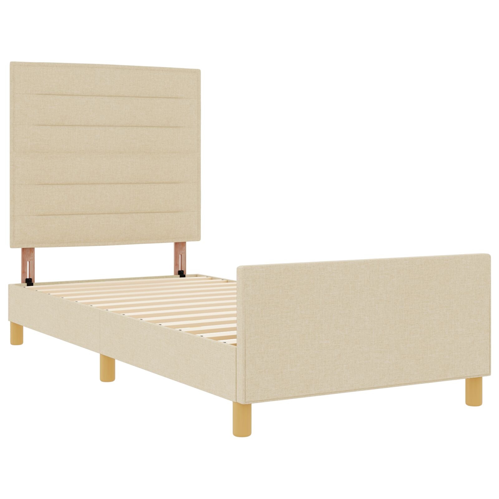 Bedbodem In Crème, 80X200 Cm, Stof Crème