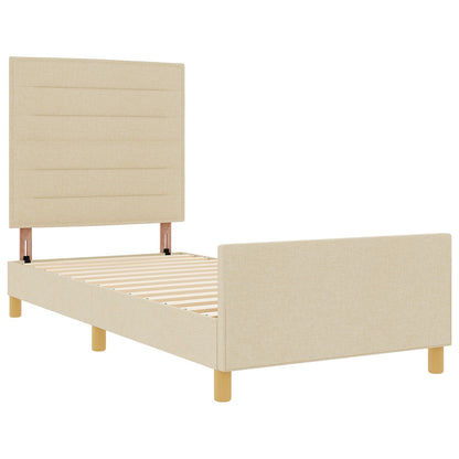 Bedbodem In Crème, 80X200 Cm, Stof Crème