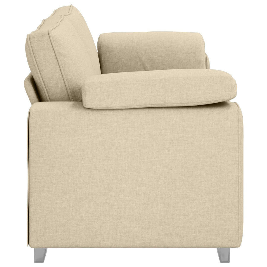 3-Zitsbank Stof Crème 178 cm
