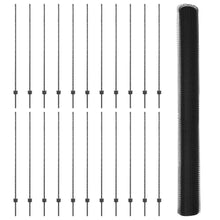 Hekpalen 22 Stuks U-Channel Grijs 160 Cm Staal,  Hexagonaal Hek Grijs 1.6X50 M Staal