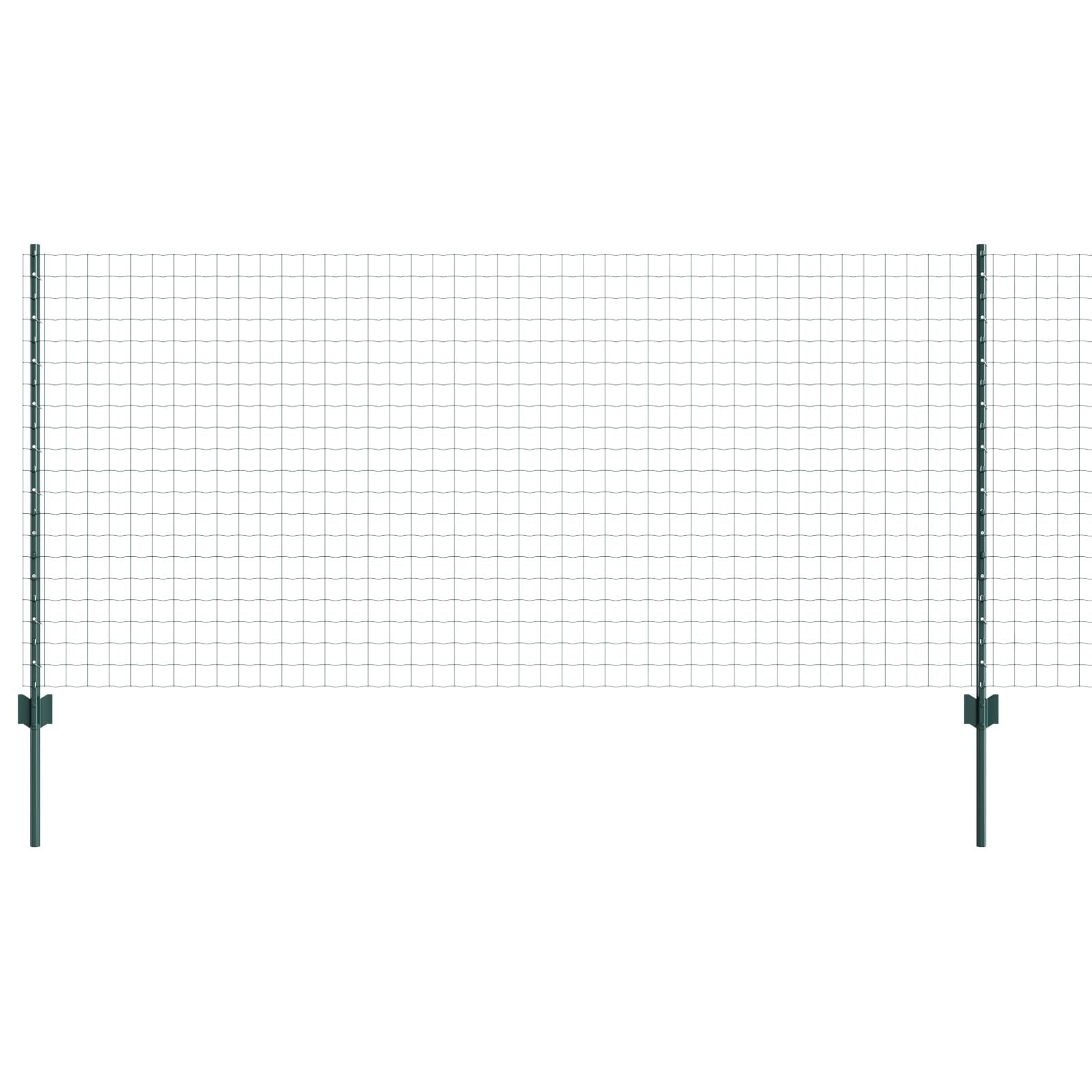 Euro Hek Met 5 U Palen Groen 1X10 M Staal