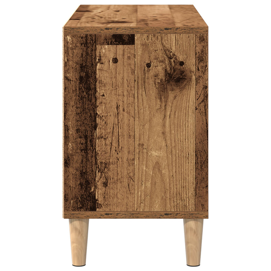 Tv-Meubel Met Houten Poot 69.5X30X50 Cm 69.5 cm Oude hout