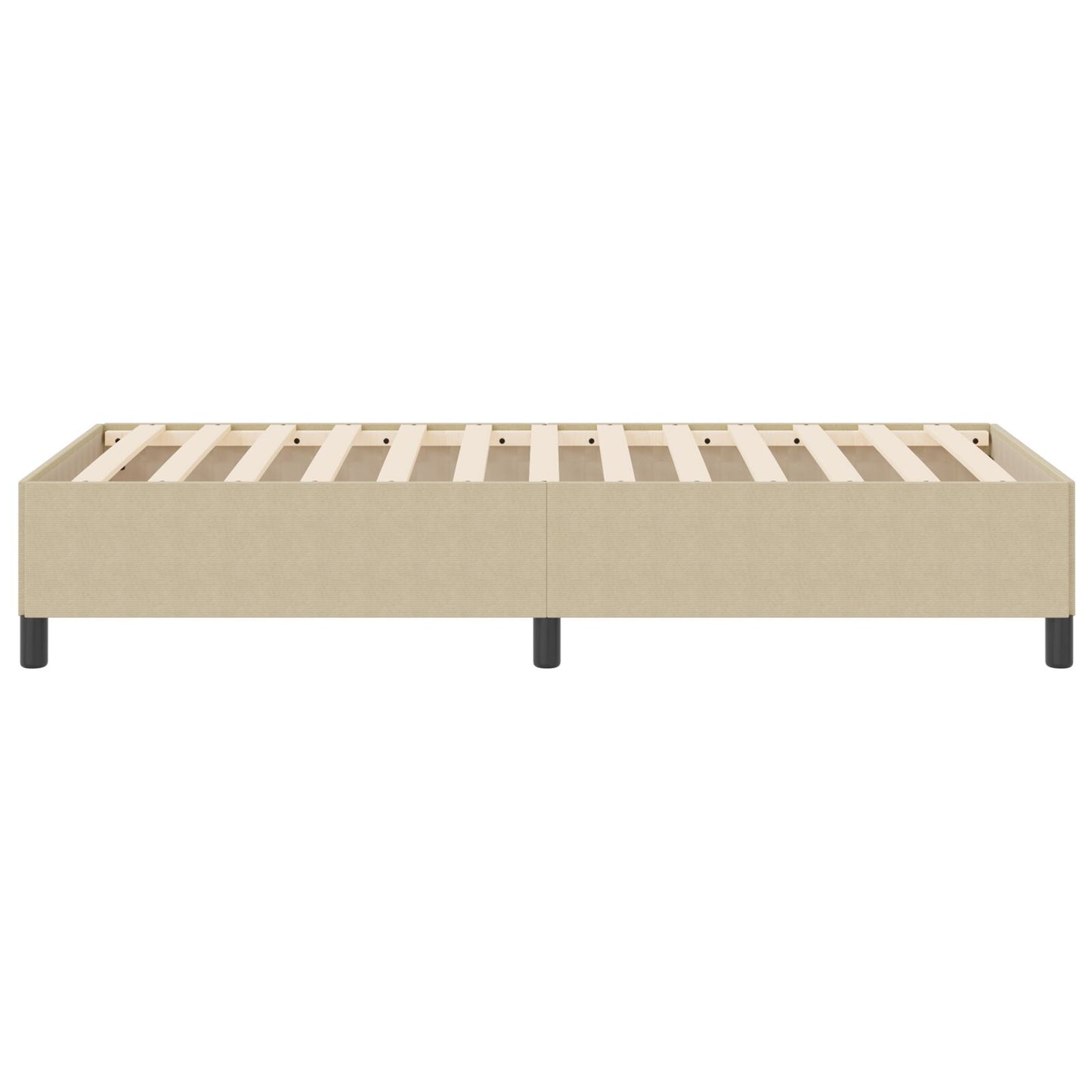 Bedframe Corduroy Stof Lichtgroen grijs 80 x 200 cm