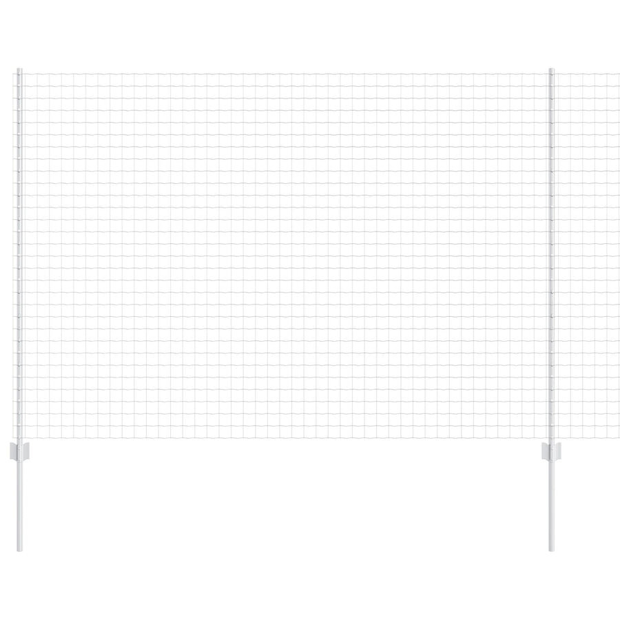 Tuinhek Set Set Van 2 Verzinkt Staal 10 X 1,5 M Duurzaam