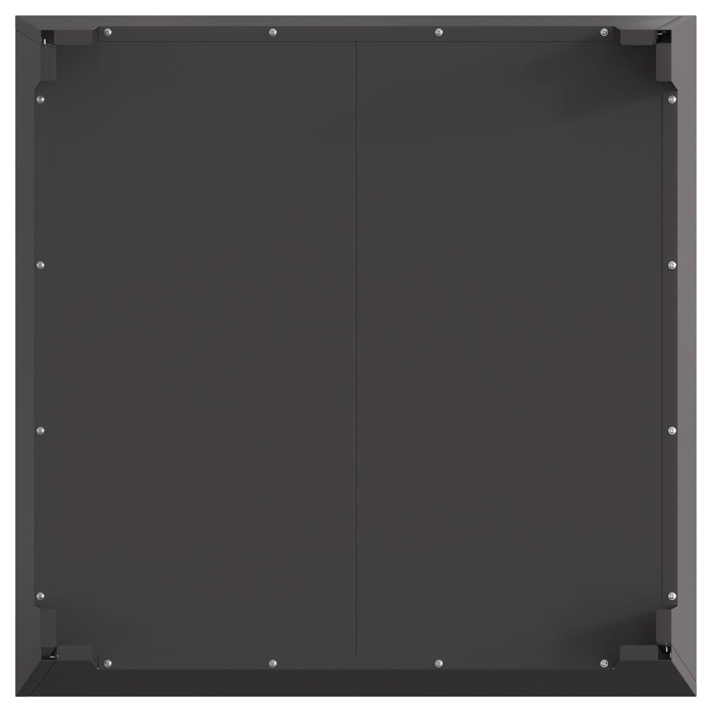 Vuurkorf Vierkant Zwart Staal 80 x 80 x 43 cm Koudgewalst staal/Zwart