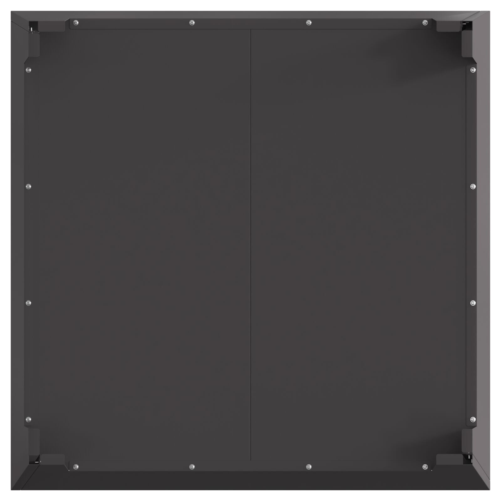Vuurkorf Vierkant Zwart Staal 80 x 80 x 43 cm Koudgewalst staal/Zwart
