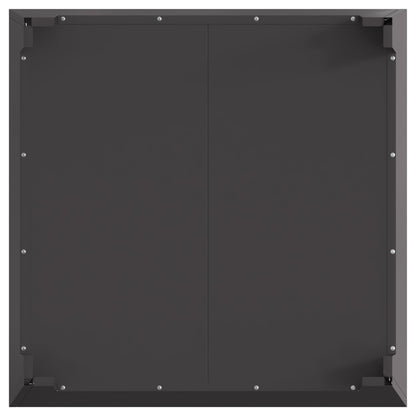 Vuurkorf Vierkant Zwart Staal 80 x 80 x 43 cm Koudgewalst staal/Zwart