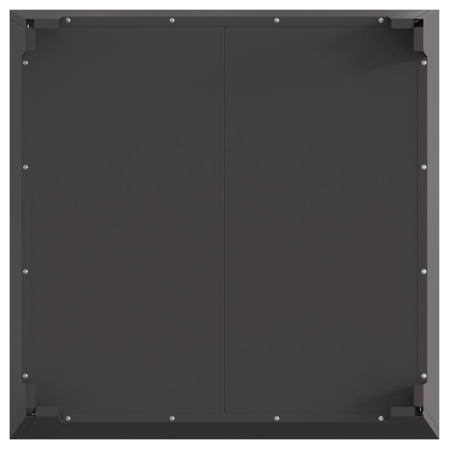 Vuurkorf Vierkant Zwart Staal 80 x 80 x 43 cm Koudgewalst staal/Zwart