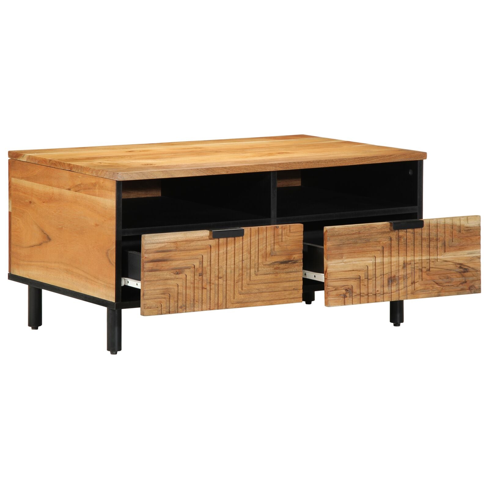 Salontafel 80X54X40 Cm Massief acaciahout